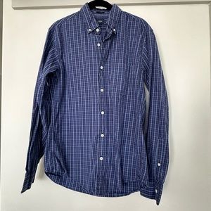 J. Crew Blue Button Down Long Sleeve Shirt